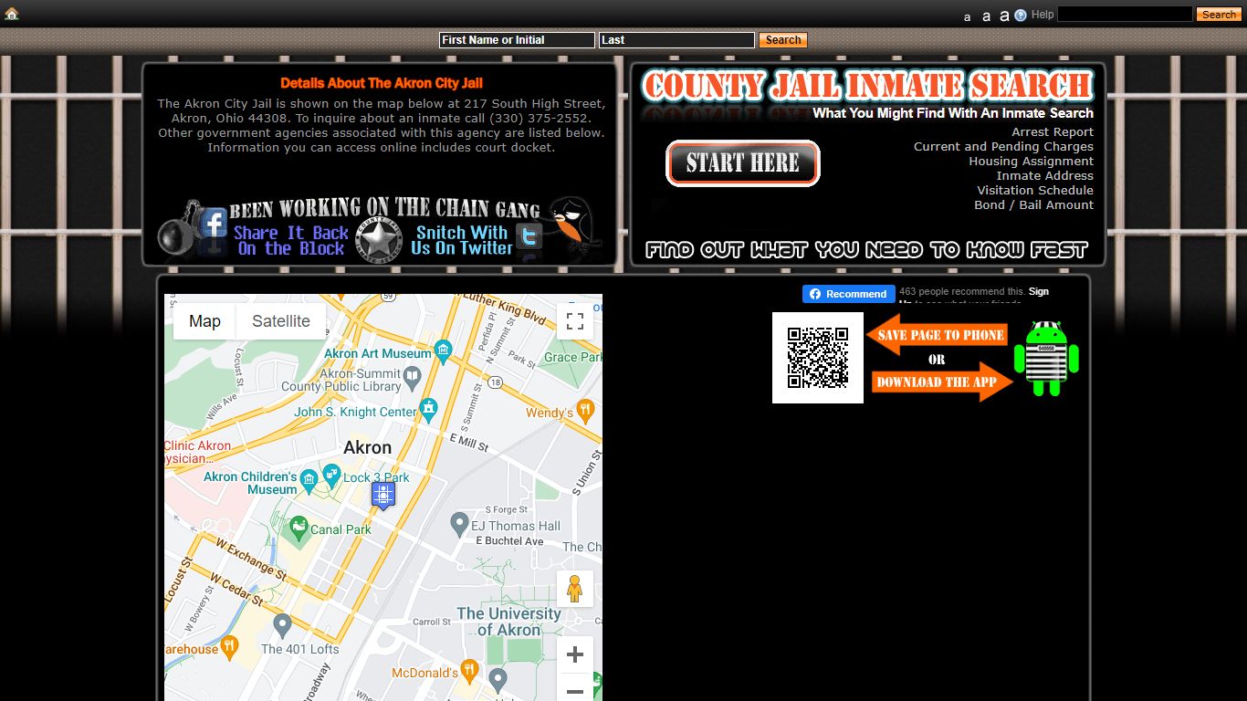 Akron City Jail - Akron, Ohio - County Jail Inmate Search ...